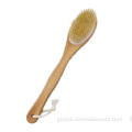 China Bristle Wood Back body skin wooden bath brush Factory